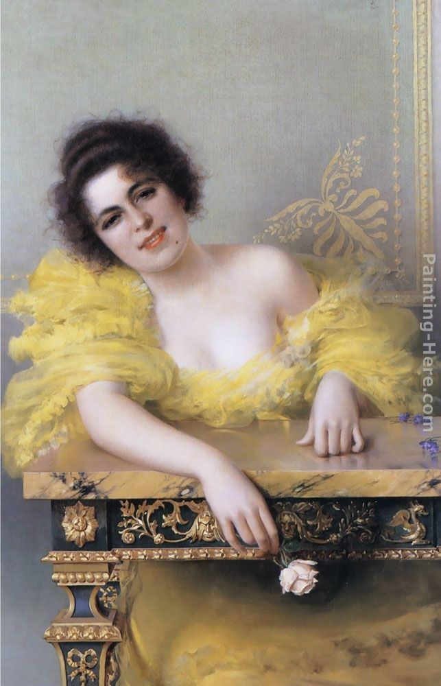 Vittorio Matteo Corcos Portrait of a Young Woman